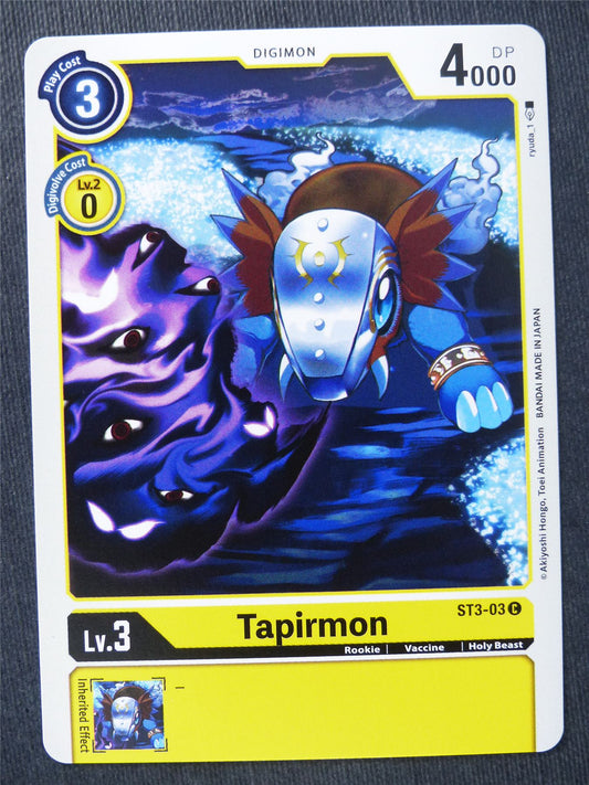 Tapirmon ST3-03 C - Digimon Cards #UM