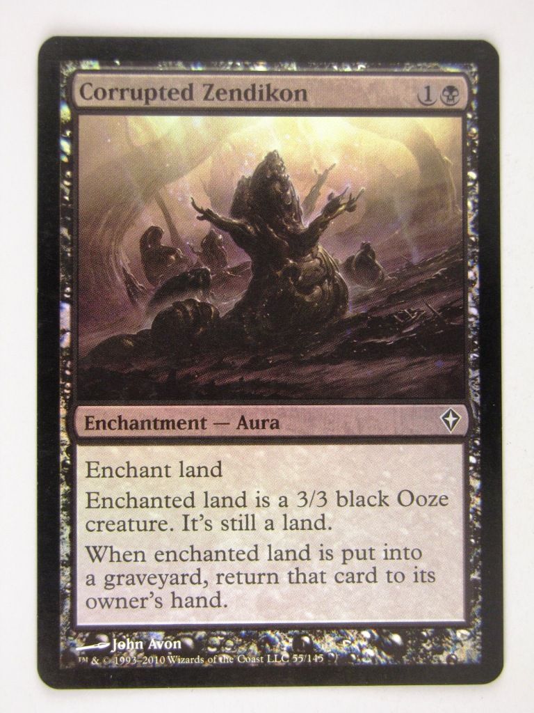 Mtg FOIL - CORRUPTED ZENDIKON - played