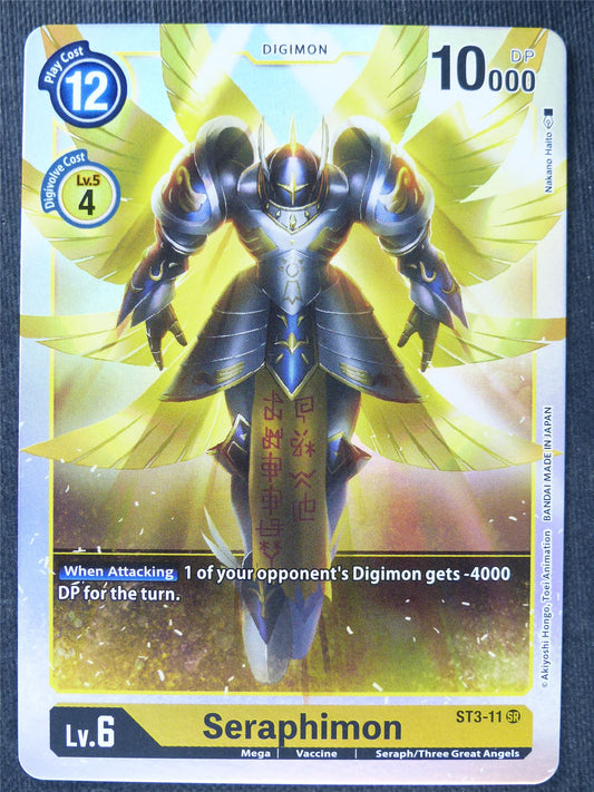 Seraphimon ST3-11 SR - Digimon Cards #LS