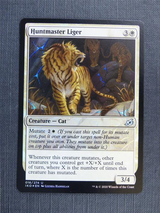 Huntmaster Liger Foil - IKO Mtg Card