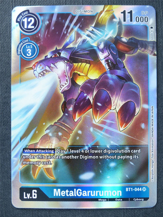 Metalgarurumon BT1-044 SR - Digimon Cards #OW