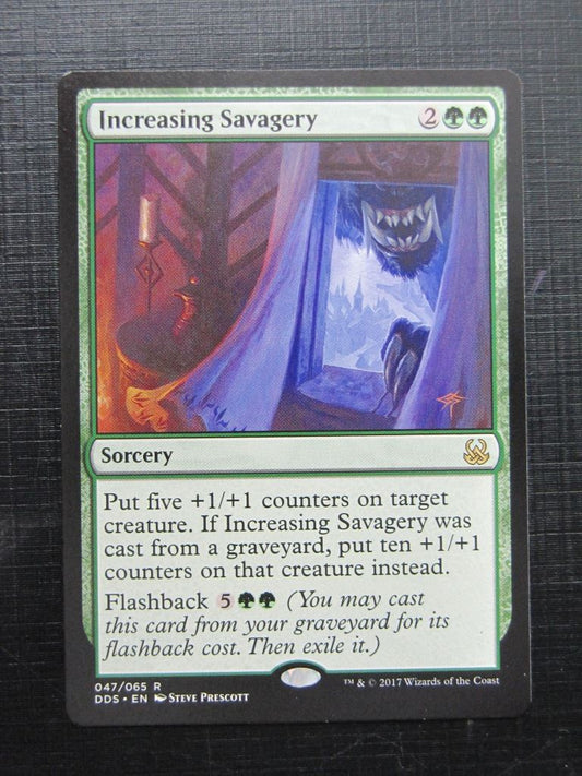 MTG Magic Cards: INCREASING SAVAGERY duel deck # 29H26