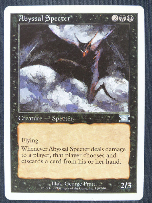 Abyssal Specter played - Sixth Edition - Mtg Magic Cards #3A3