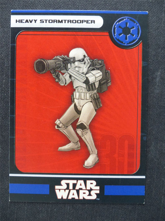 Heavy Stormtrooper 28/60 - Star Wars Miniatures Spare Cards #9O