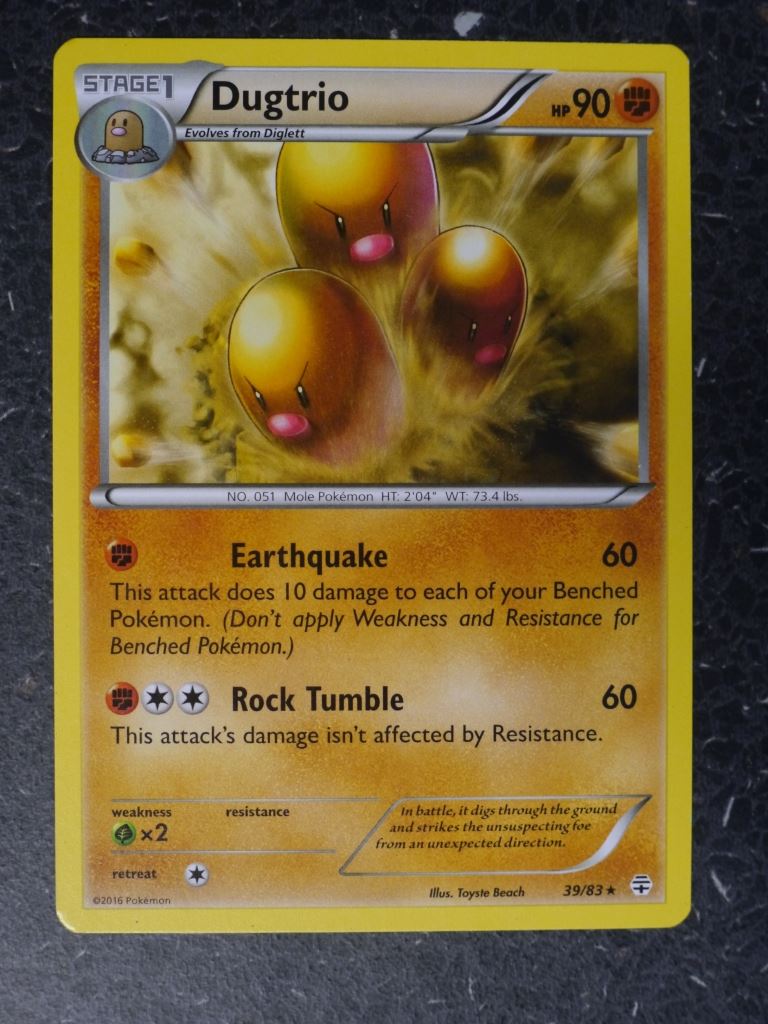 Pokemon Cards: DUGTRIO 39/83 RARE # 9I5