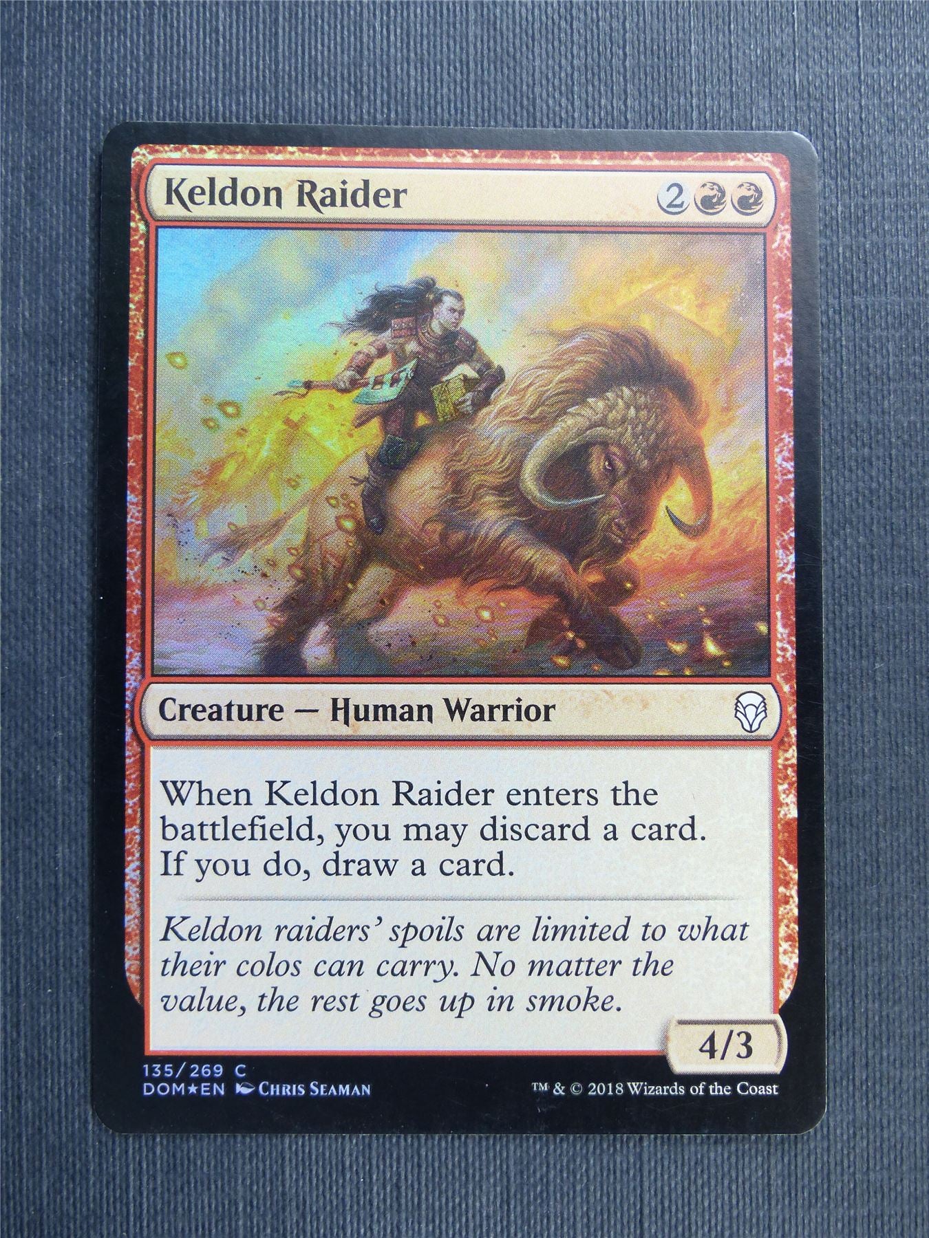 Keldon Raider Foil - Mtg Magic Cards #48Z
