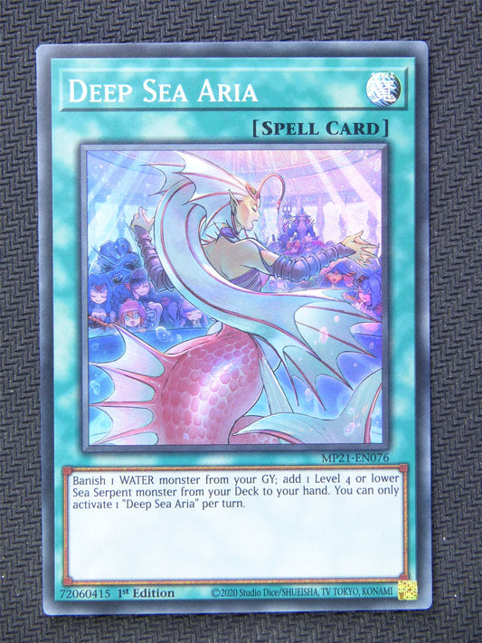 Deep Sea Aria MP21 Super Rare - Yugioh Card #5HZ