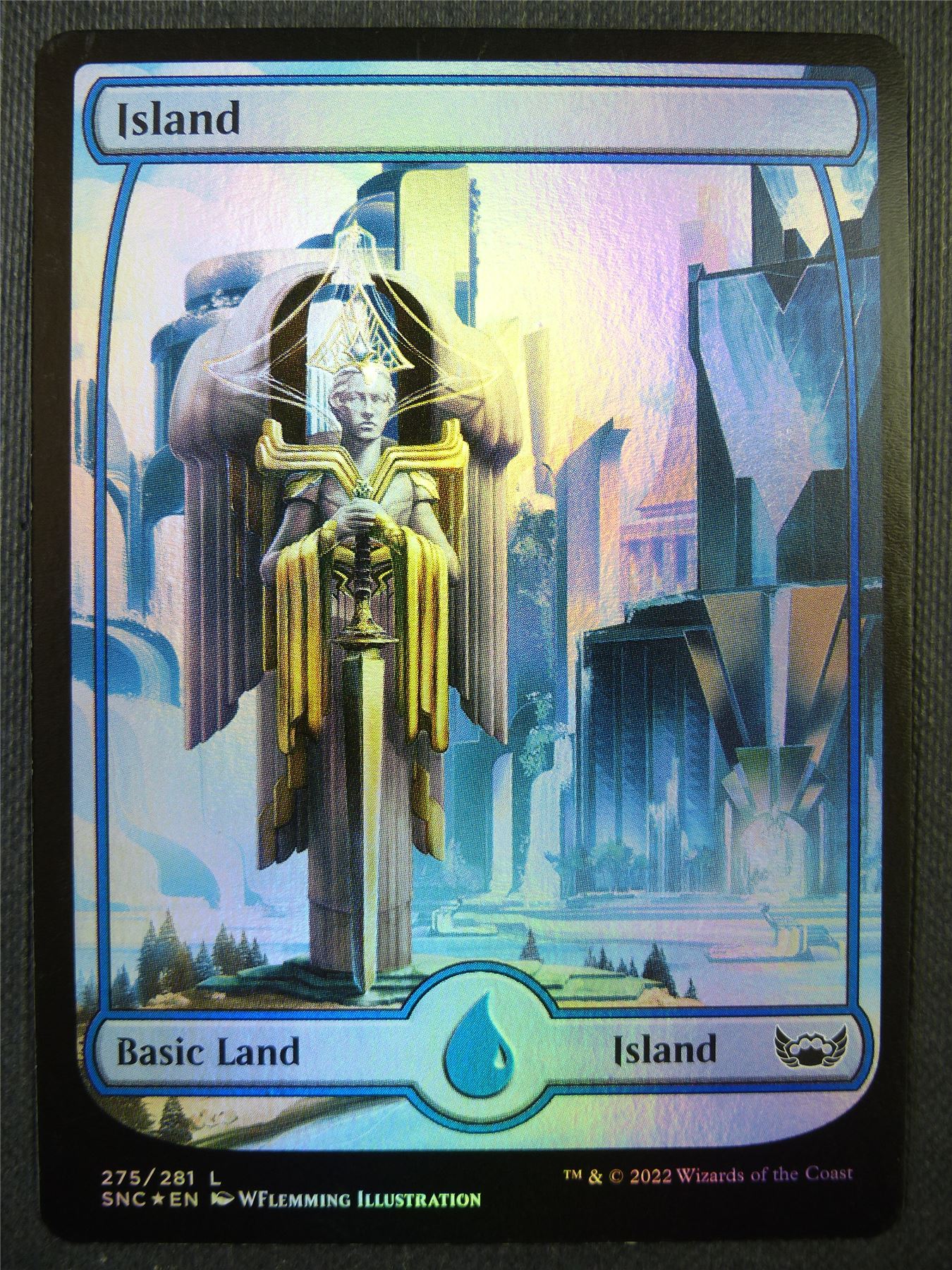 Island 275/281 Full Art Foil - Mtg Card #68H