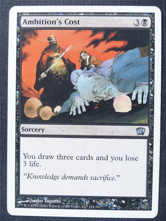Ambition's Cost played - Mtg Magic Cards #2QW