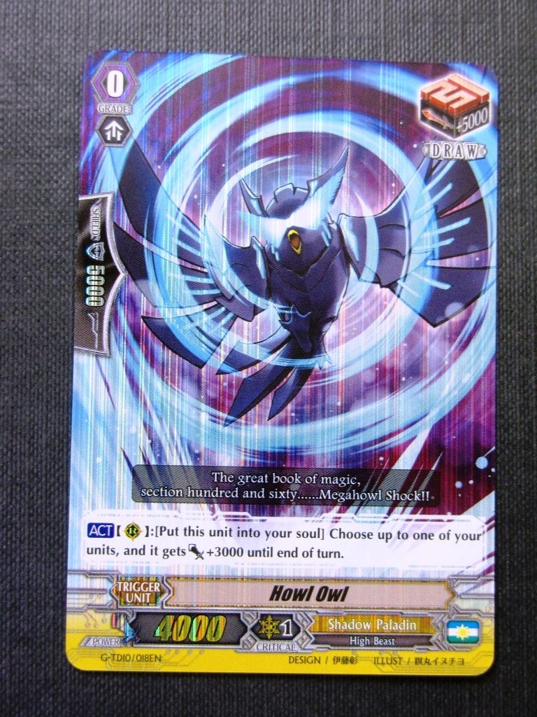 Howl Owl G-TD10 Foil - Vanguard Cards # 4C51