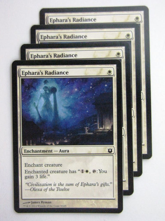 MTG Magic Cards: EPHARA'S RADIANCE x4 Born of the Gods playset # 24C26