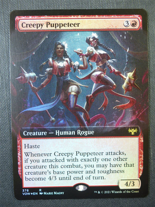 Creepy Puppeteer Extended art Foil - Mtg Card #8A7