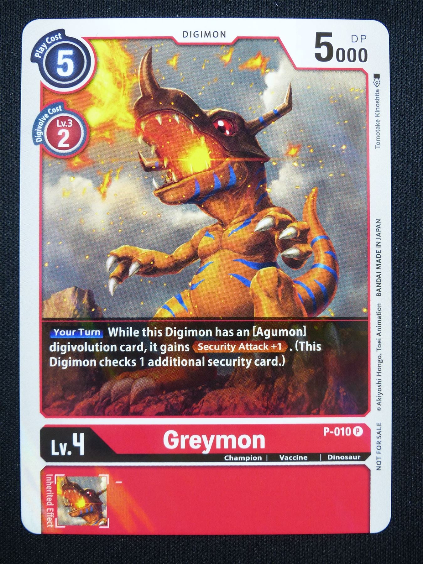 Greymon P-010 Promo - Digimon Card #93