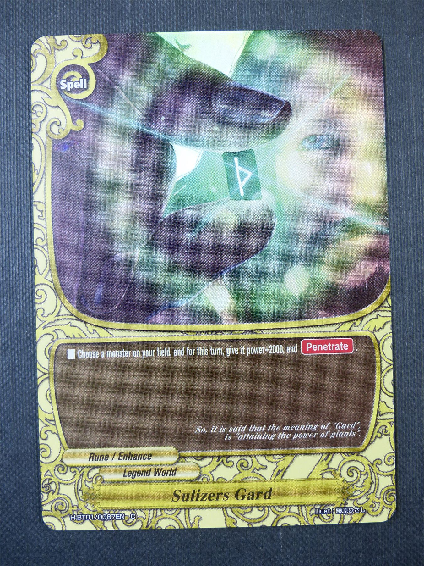 Sulizers Gard C Foil - Buddyfight Card #7E