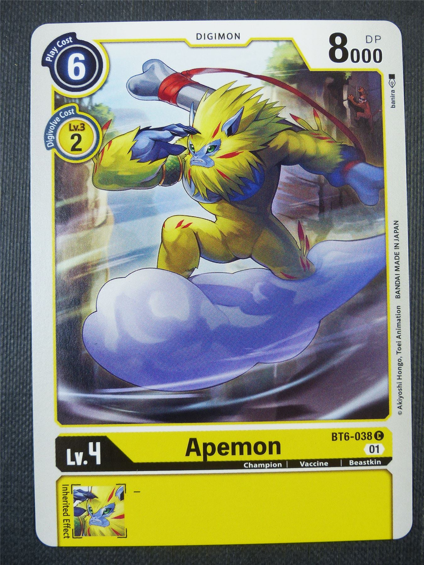 Apemon BT6-038 C - Digimon Card #60T