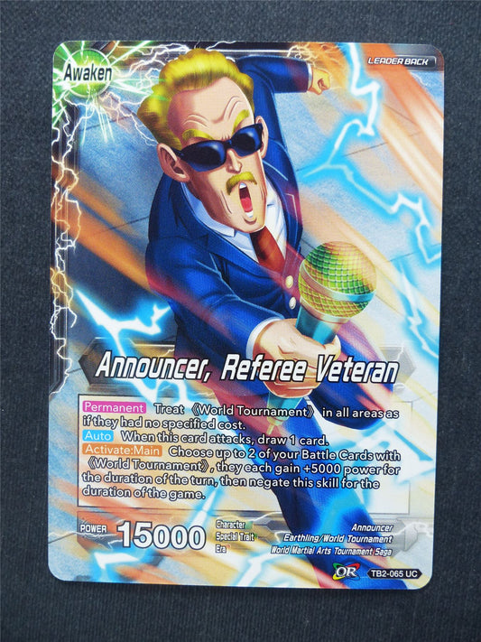 Announcer Referee Veteran - Dragon Ball Super Cards #A2