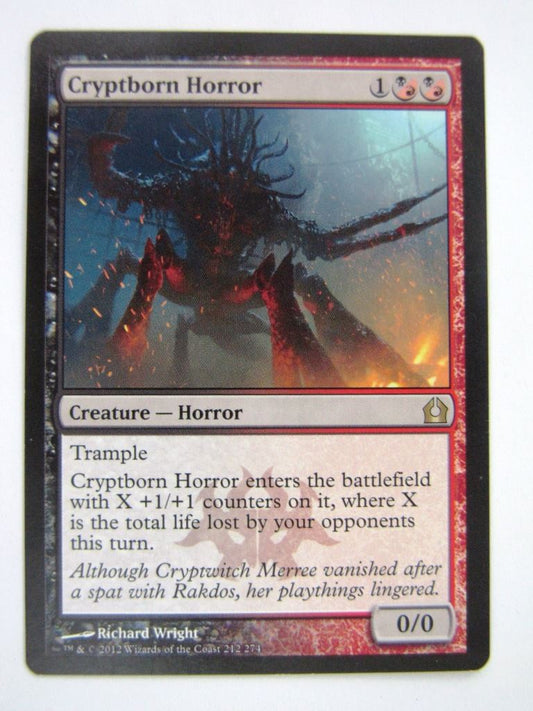 MTG Magic Played Cards: CRYPTBORN HORROR # 6E33