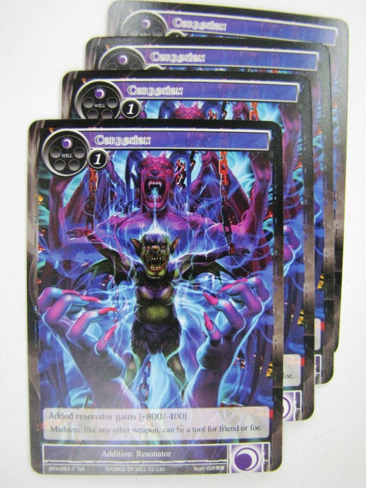 Force Of Will Cards: CORROSION x4 # 13C41