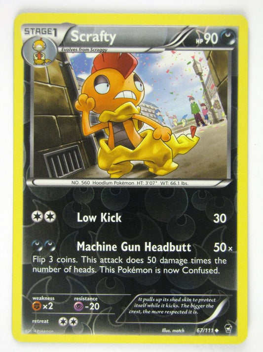 Pokemon Cards: SCRAFTY 67/111 REVERSE HOLO # 20A38