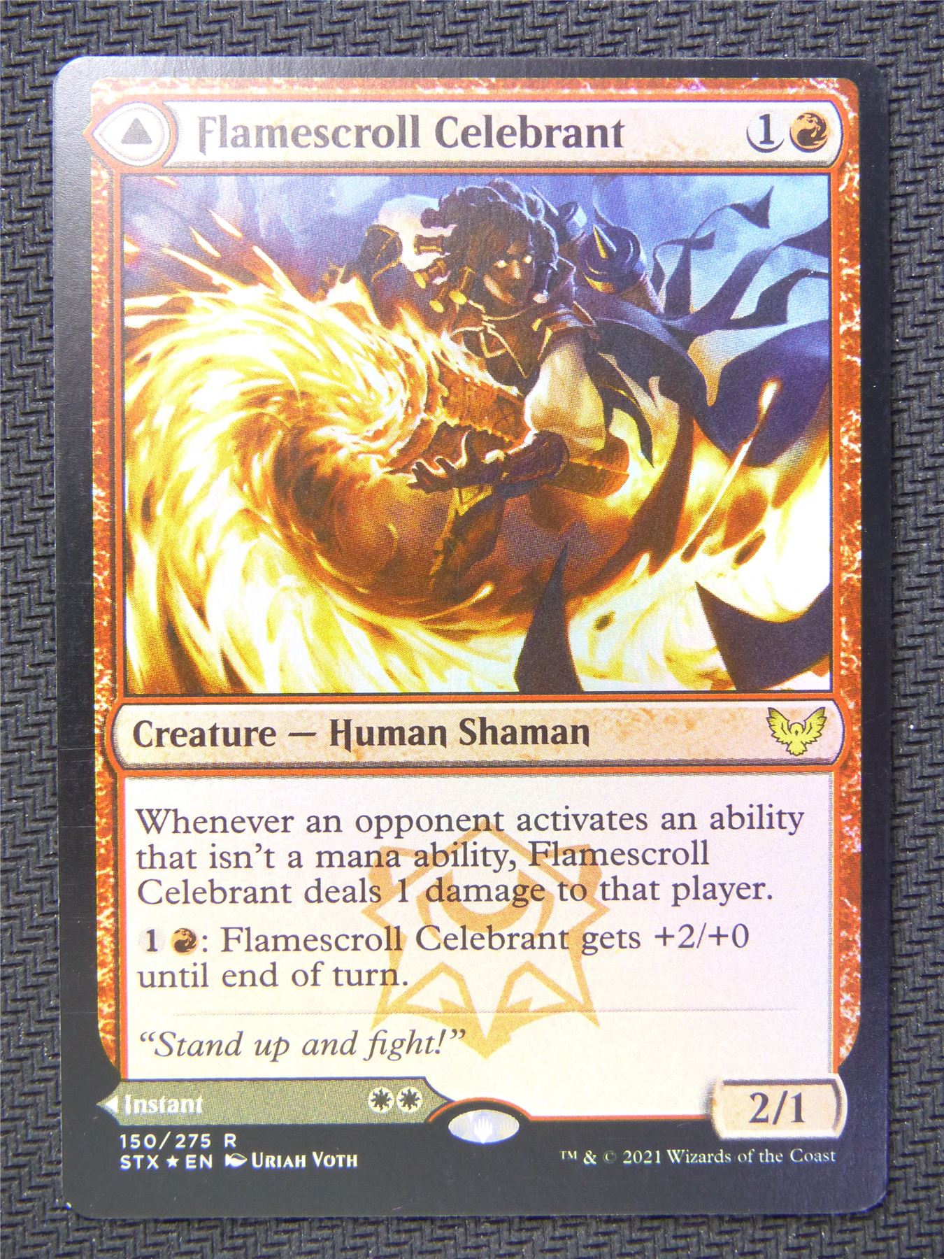 Flamescroll Celebrant Revel in Silence Foil - Mtg Card #4FV