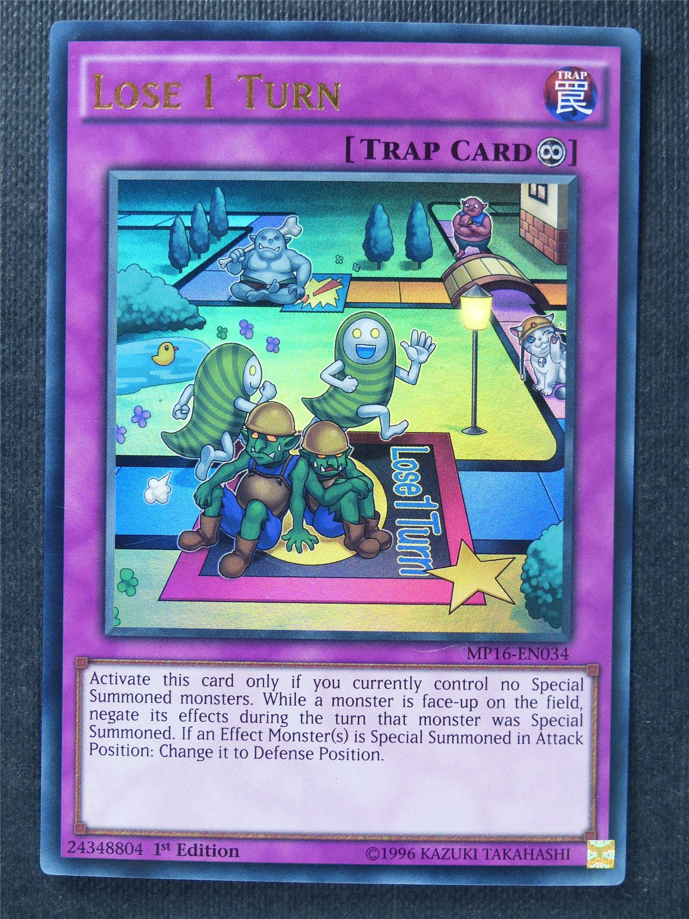 Lose 1 Turn MP16 Ultra Rare - 1st ed - Yugioh Cards #8P