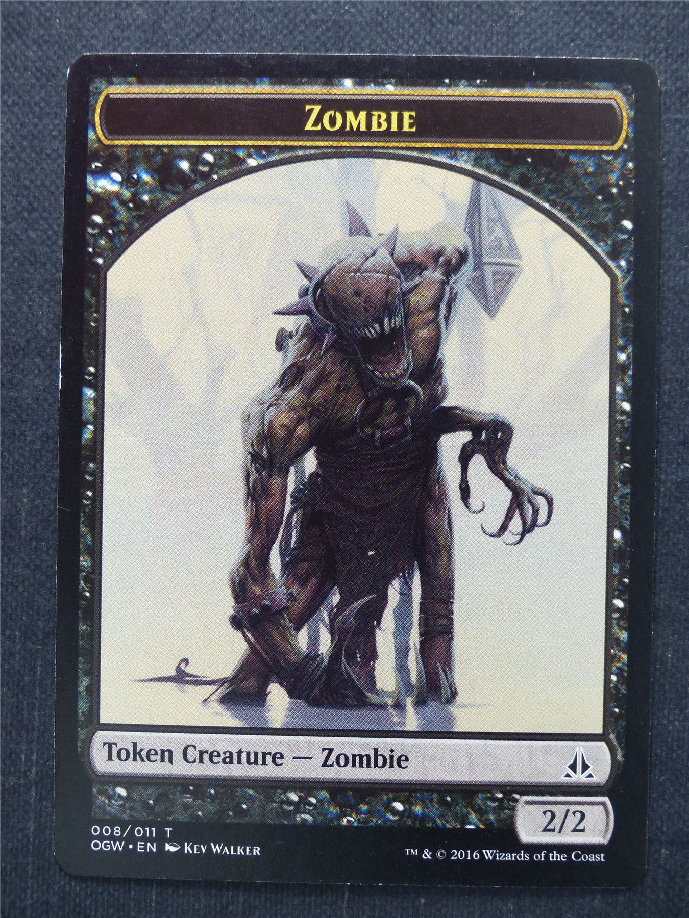 Zombie Token - Mtg Magic Card #9O