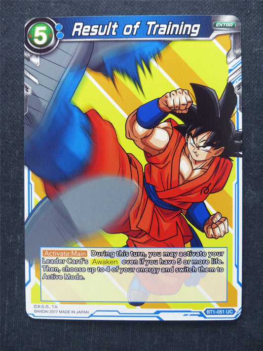 Result of Training - Dragon Ball Super Cards #3O