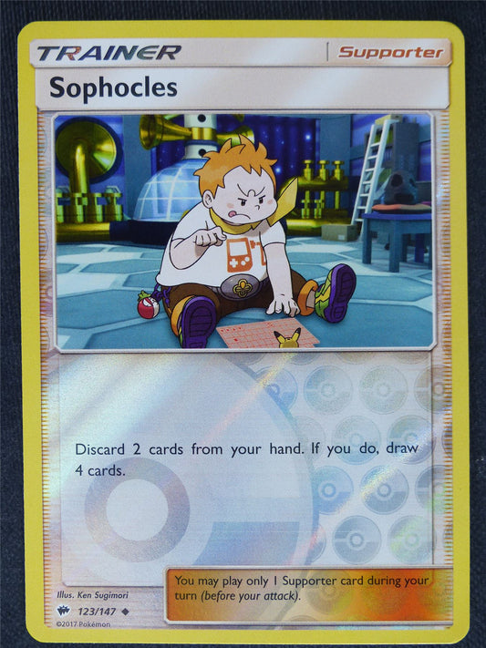 Sophocles 123/147 Reverse Holo - Pokemon Cards #EF