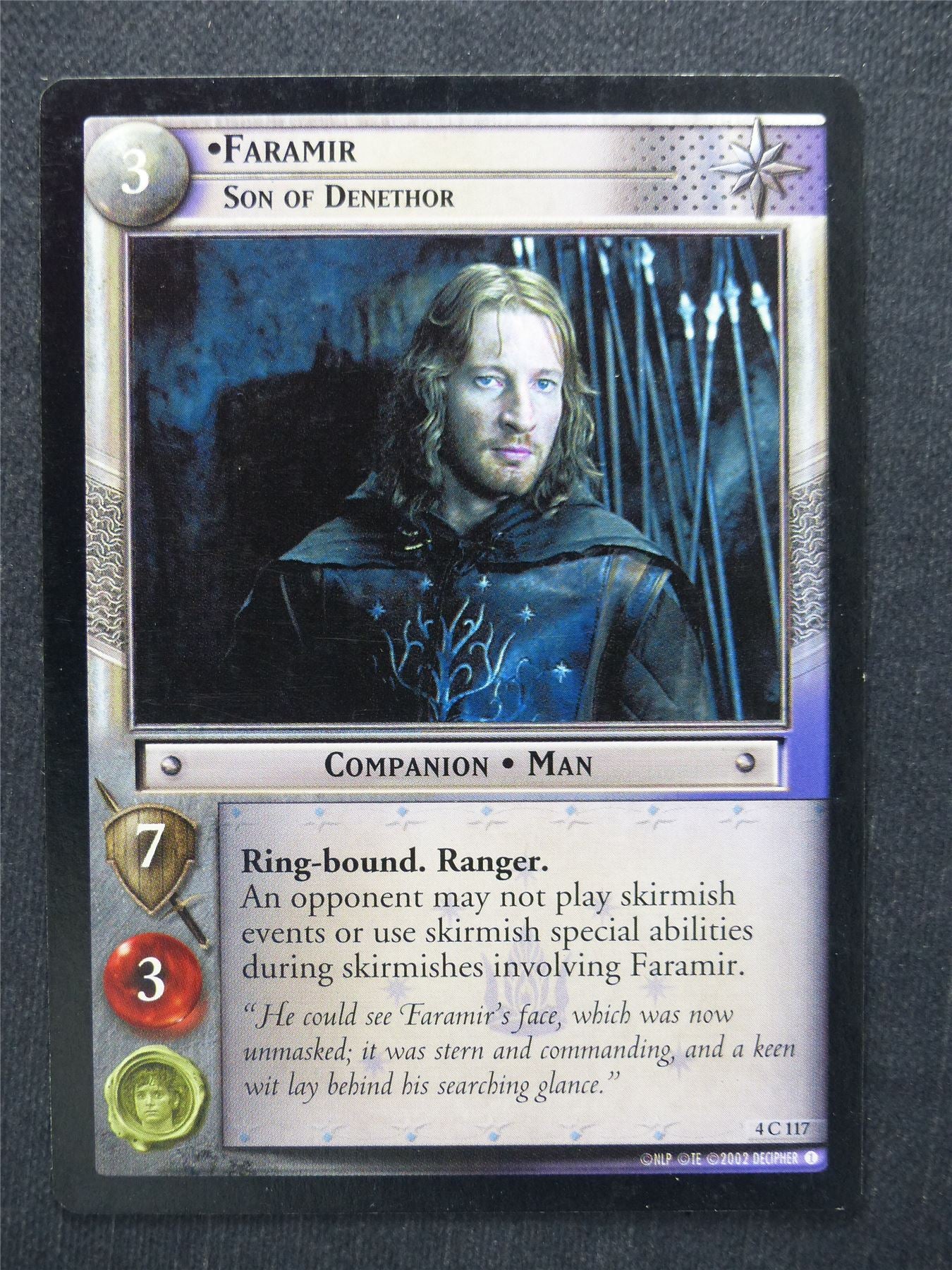 Faramir 4 C 117 - LotR Cards #PH