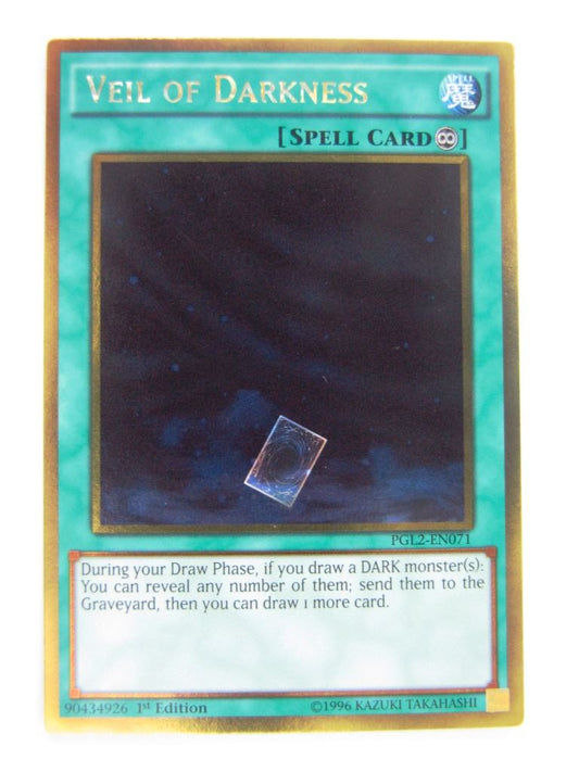 Yugioh Cards: VEIL OF DARKNESS PGL2 GOLD RARE # 3E31