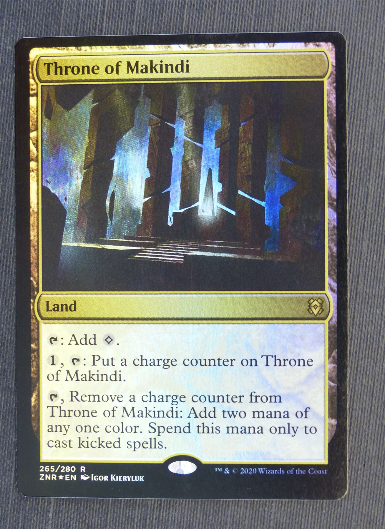Throne of Makindi Foil - Mtg Magic Cards #5CF