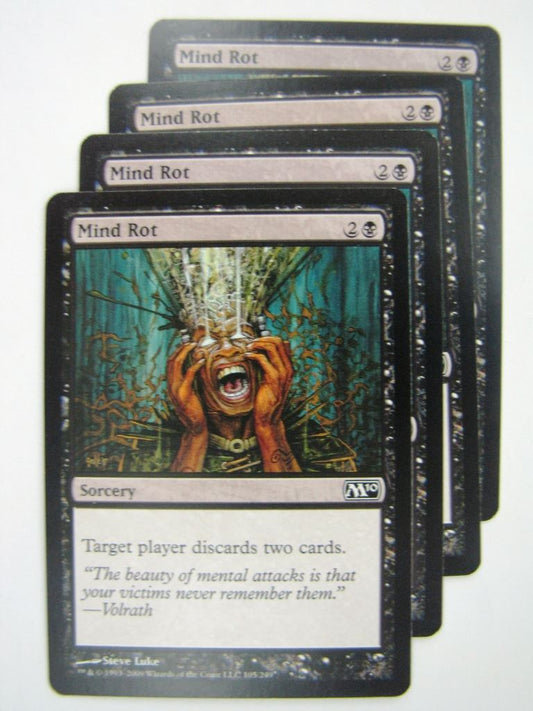 MTG Magic Cards: MIND ROT x4 # 8E74