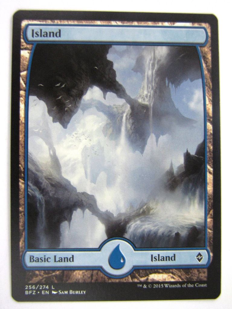 MTG Magic Cards: FULLART ISLAND 256/274 # 5D28