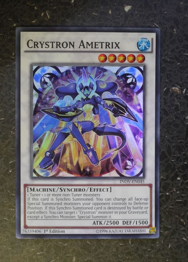 YuGiOh Cards: CRYSTRON AMETRIX INOV SUPER RARE # F45