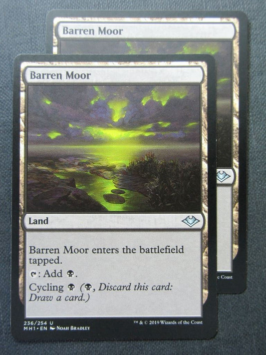 Barren Moor x2 - Modern Horizons - Mtg Magic Cards # 9H98