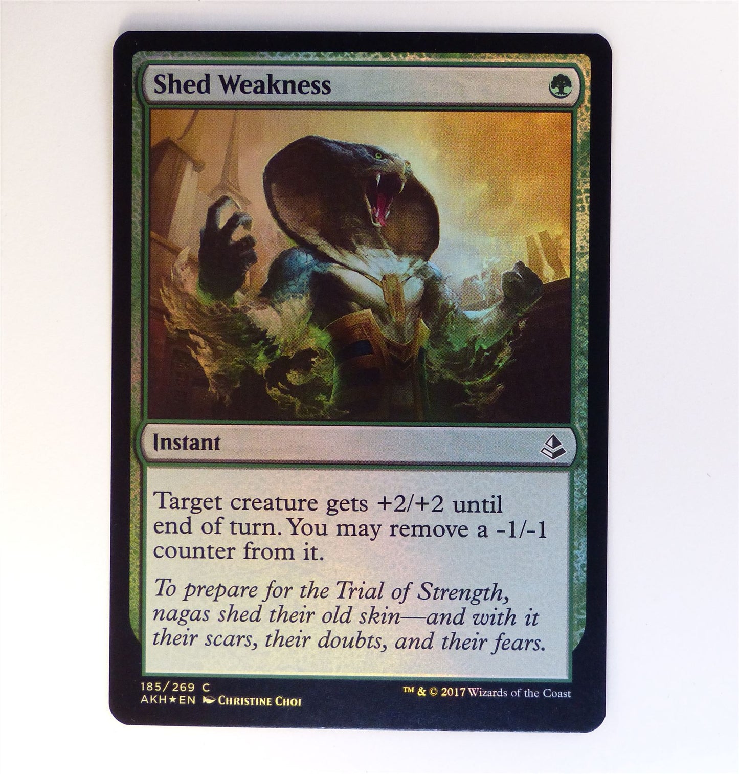 Shed Weakness - Foil - Mtg Card # H100