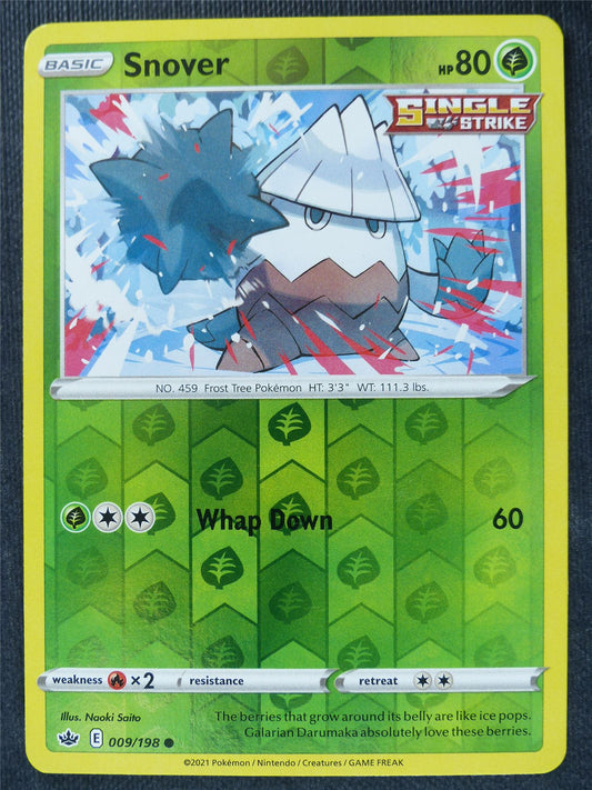 Snover 009/198 Reverse Holo - Pokemon Cards #1Z5