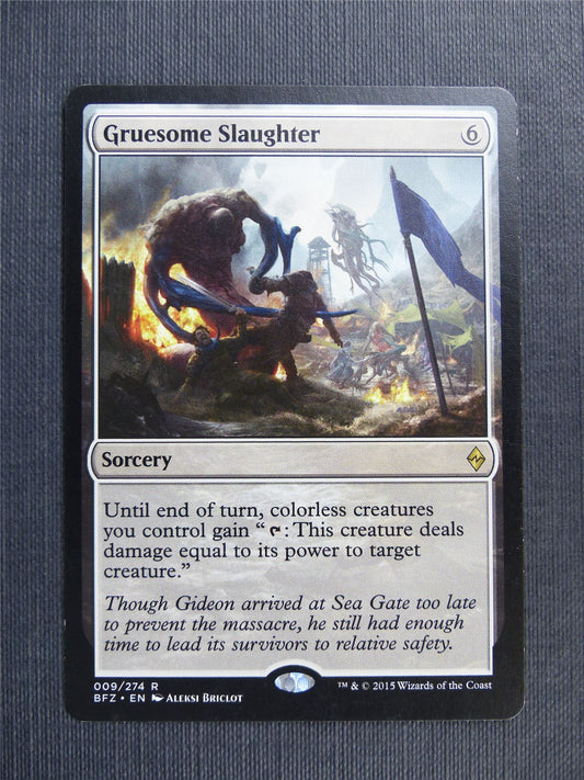 Gruesome Slaughter - Mtg Magic Cards #4EP