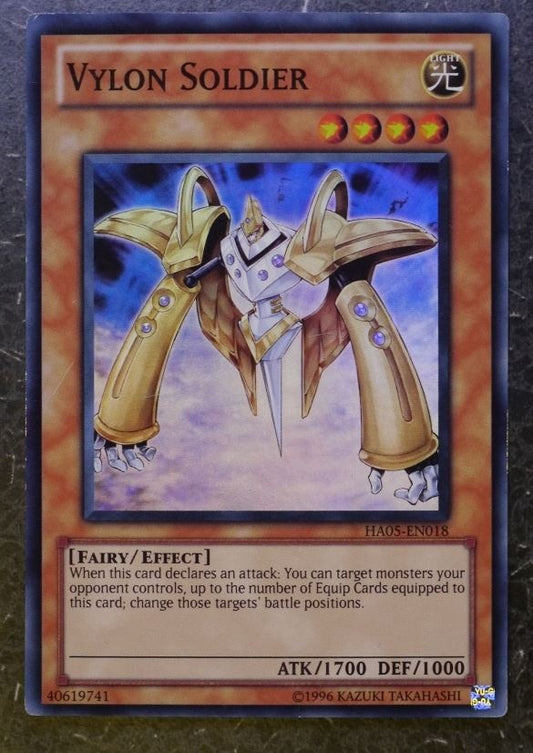 Yugioh Cards: VYLON SOLDIER HA05 SUPER RARE # 2J19