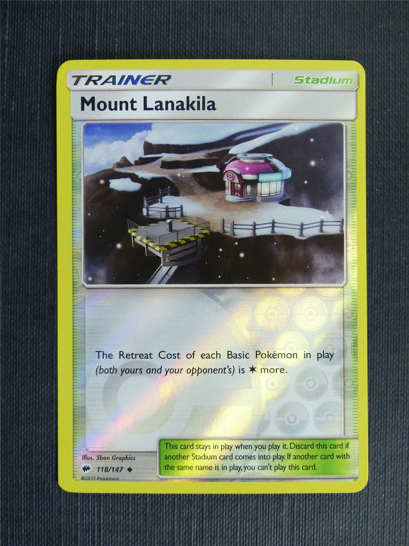 Mount Lanakila 118/147 Reverse Holo - Pokemon Cards #1II