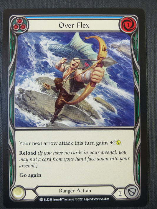 Over Flex - Blue - Tales of Aria 1st ed - Flesh and Blood Card #64J