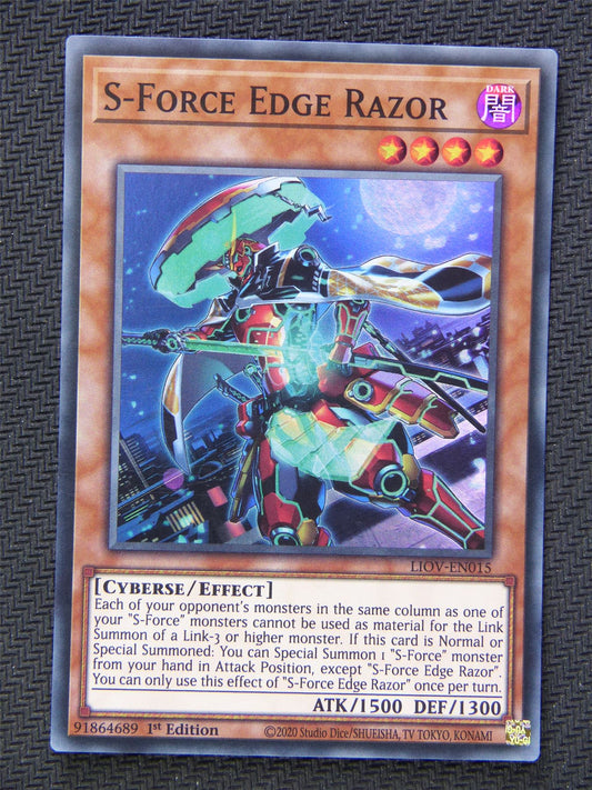 S Force Edge Razor LIOV - Super Rare - Yugioh Card #5TF