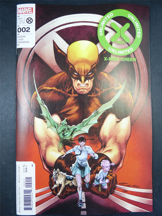 Unlimited X-MEN Green #2 - Nov 2022 - Marvel Comics #7T0