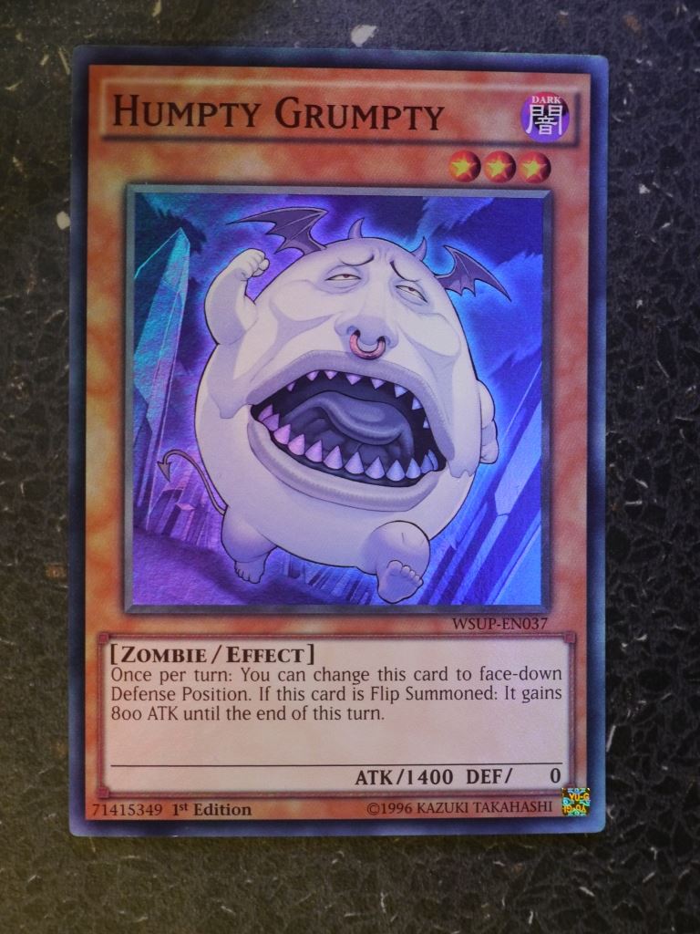 Yugioh Cards: HUMPTY GRUMPTY WSUP SUPER RARE # 3B6