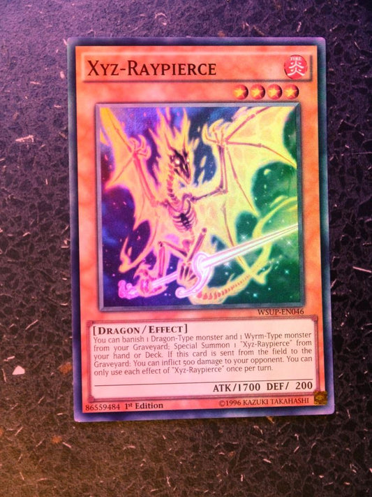 Yugioh Cards: XYZ-RAYPIERCE  WSUP SUPER RARE # G99