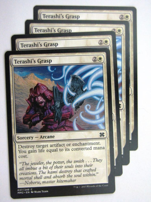 MTG MODERN MASTERS TWO: TERASHI'S GRASP x4 # 28B74