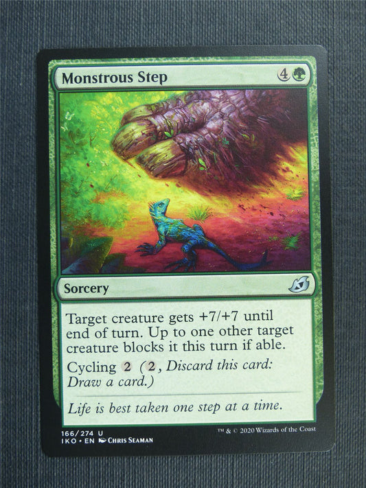 Monstrous Step - IKO Mtg Card