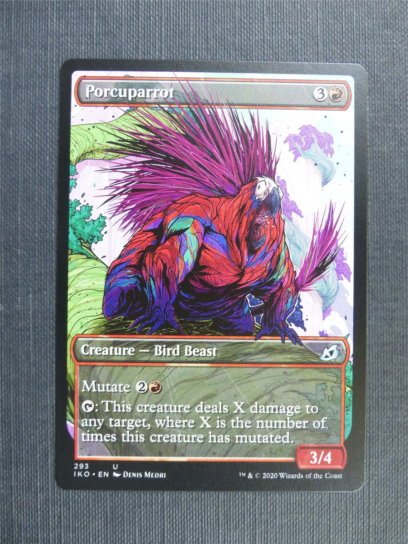 Porcuparrot Showcase - IKO Mtg Card