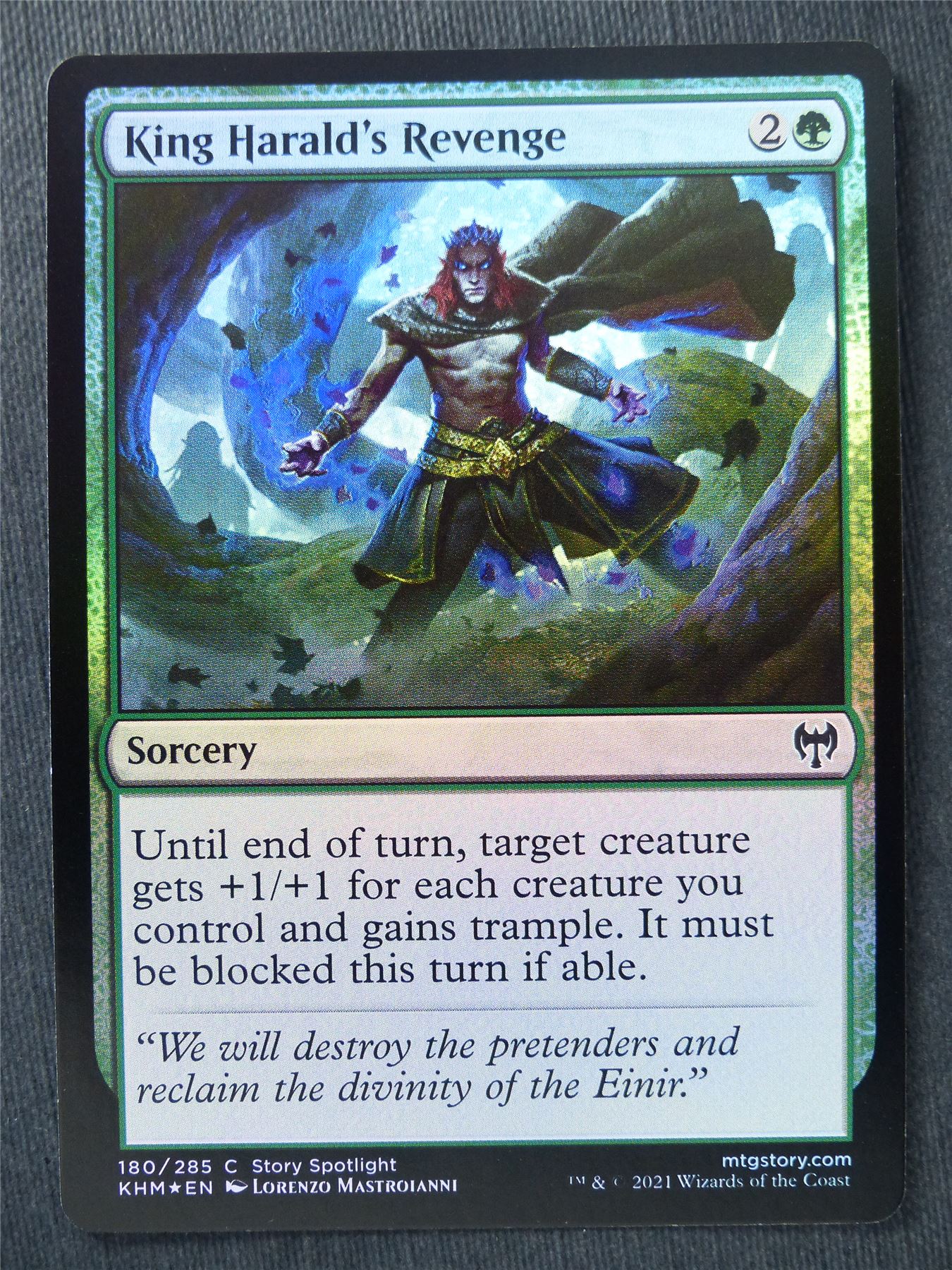 King Harald's Revenge Foil - Mtg Magic Cards #Z9