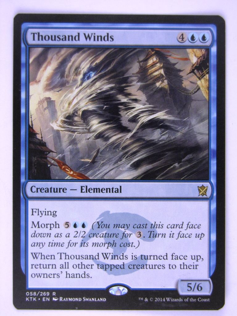 MTG Magic Played Cards: THOUSAND WINDS # 18F46